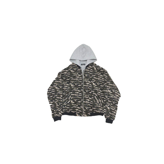 CAMO BOMBER JACKET